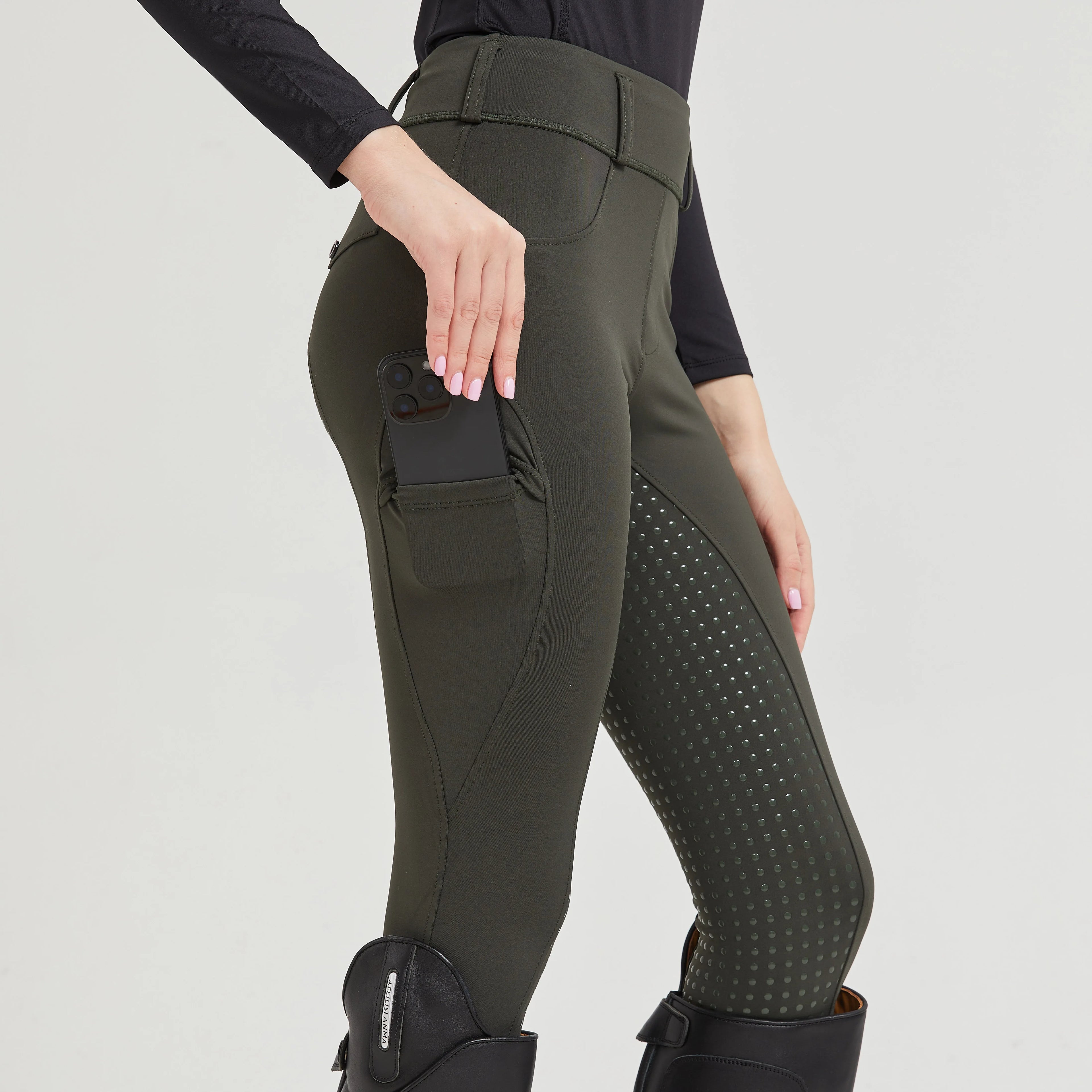 Professional horse riding pants silicone anti-slip quick-dry